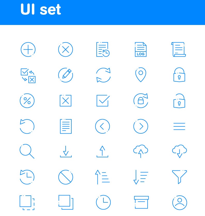 UI-Basics Iconset Template