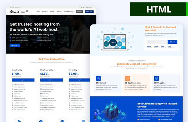 Cloudhost New HTML Template