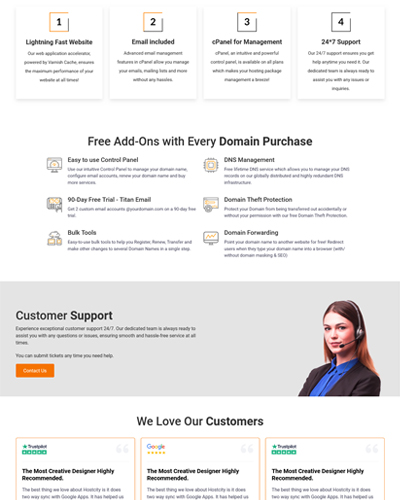 hostech html template