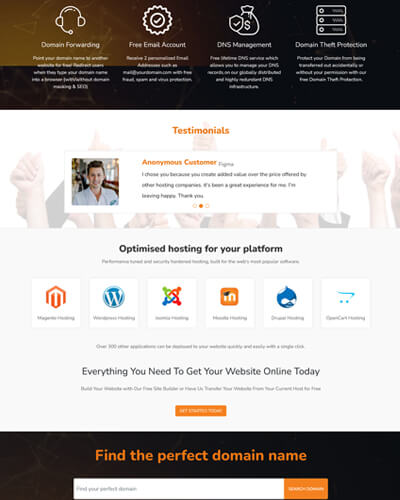 webprohost html template