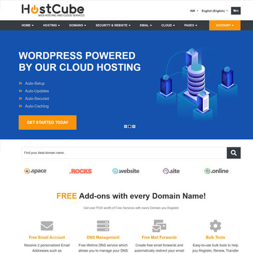hostcube supersite theme