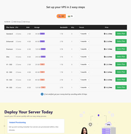 web hosting platform templates