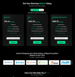 reseller hosting templates