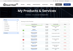 hosting provider themes