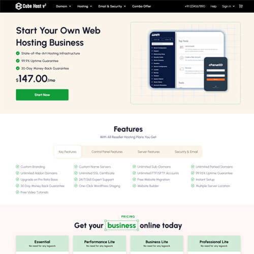 web hosting site themes