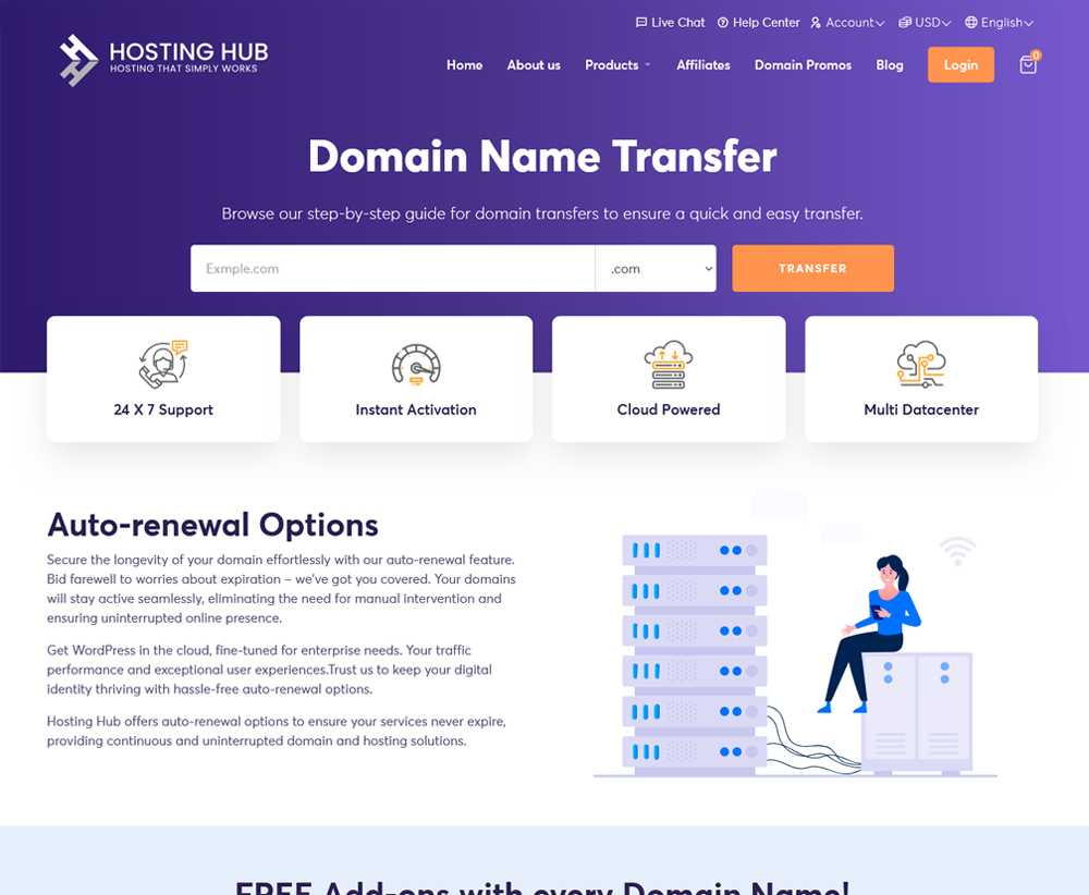 hosting website templates