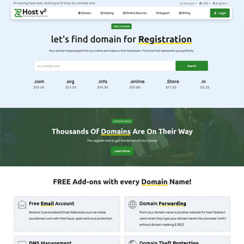 bootstrap whmcs templates
