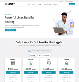 web hosting platform templates